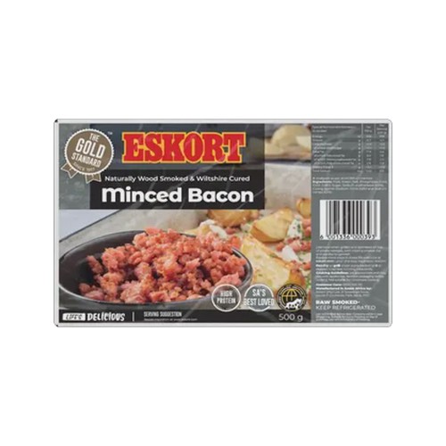 eskort minced bacon 500g