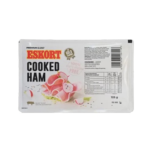 Eskort Sliced Cooked Ham 125g