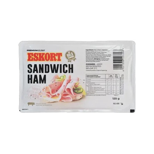 Eskort Sliced Sandwich Ham 125g