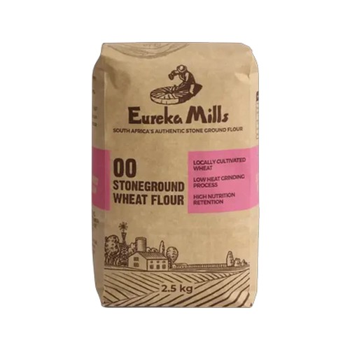 eureka mills 00 stoneground wheat flour 25kg
