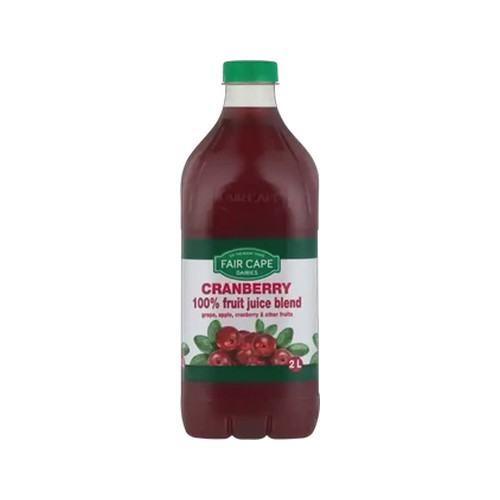 fair cape dairies 100 cranberry fruit juice 2l