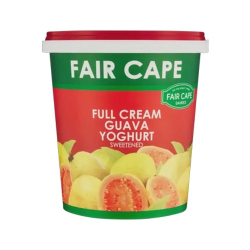fair cape dairies guava full cream yoghurt 1kg
