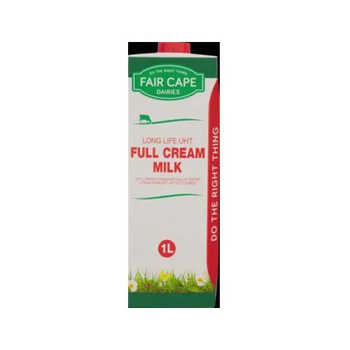 fair cape dairies long life full cream milk 1l