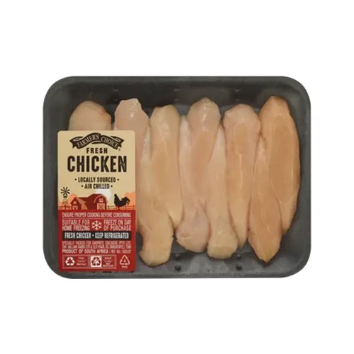 farmers choice fresh chicken 12 piece mini fillets 200g - 400g