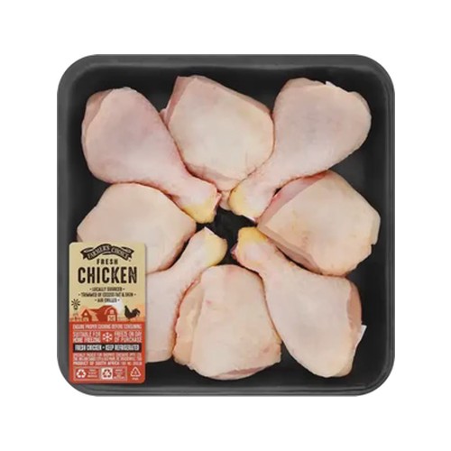 farmers choice fresh chicken 8 piece thighs & drumsticks 800g - 1000g 800g - 1000g