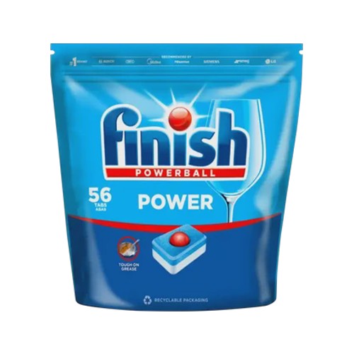finish power regular auto dishwasher tablets 56-pack