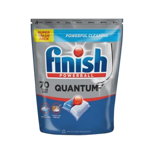 finish quantum regular auto dishwasher tablets 70-pack