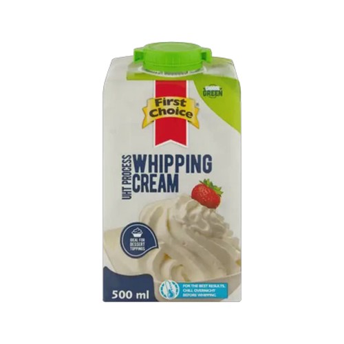 first choice whipping cream 500ml