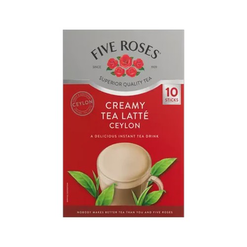 five roses ceylon creamy tea latte 10 pack
