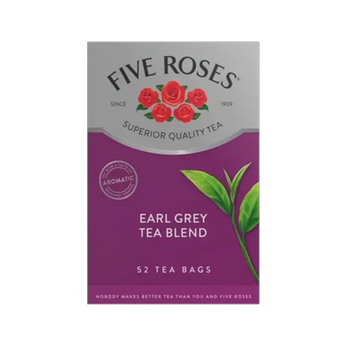 five roses earl grey blend tea bags 52 pack