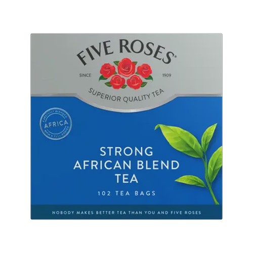 five roses strong african blend teabags 102 pack