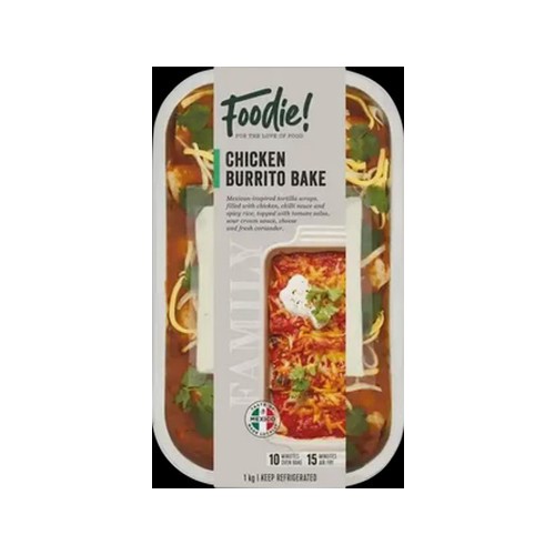 Foodie! Chicken Burrito Bake 1kg