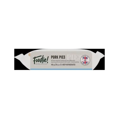 Foodie! Pork Pies 2 x 70g