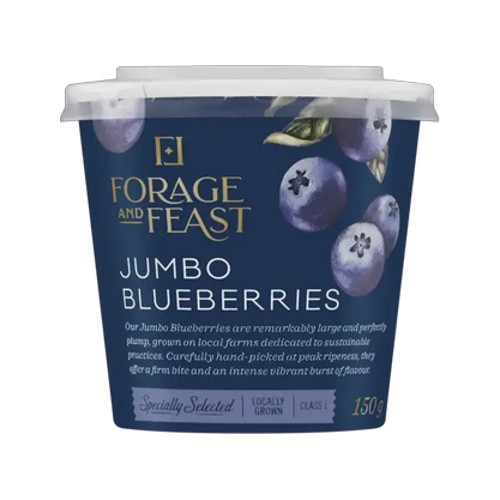 forage and feast jumbo blueberries 150g
