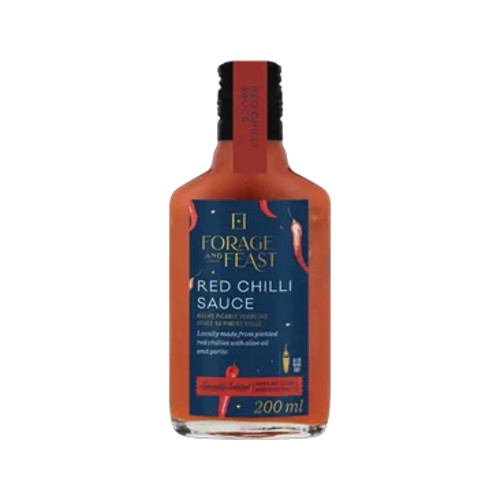 forage and feast red chilli sauce 200ml