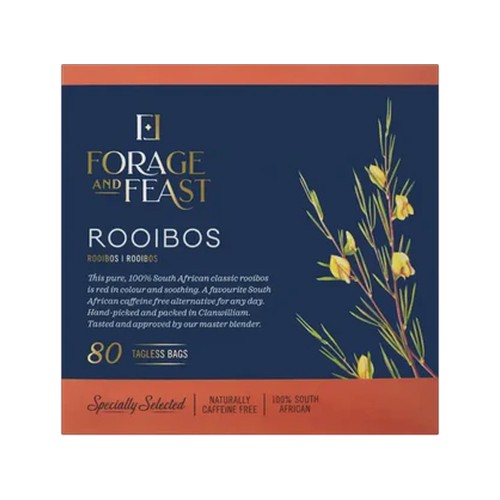 forage and feast rooibos tagless teabags 80 pack