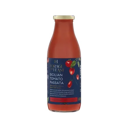 forage and feast sicilian tomato passata 520g