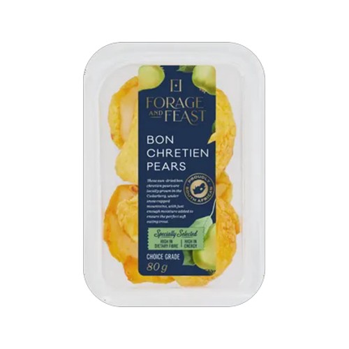forage and feast soft eating bon chretien pears 80g