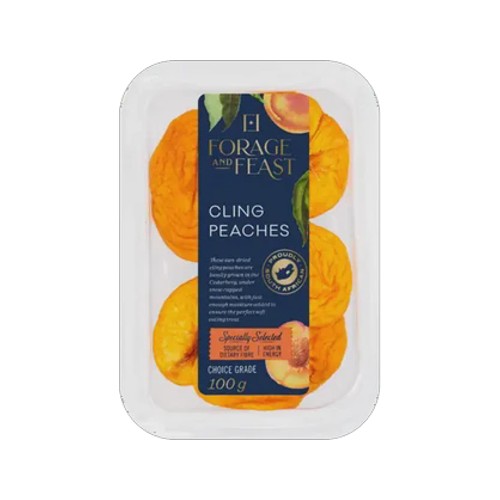forage and feast soft eating cling peaches 100g