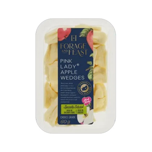 forage and feast soft eating pink lady apple wedges 60g