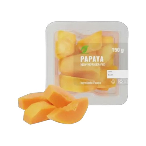 fresh cut papaya 150g