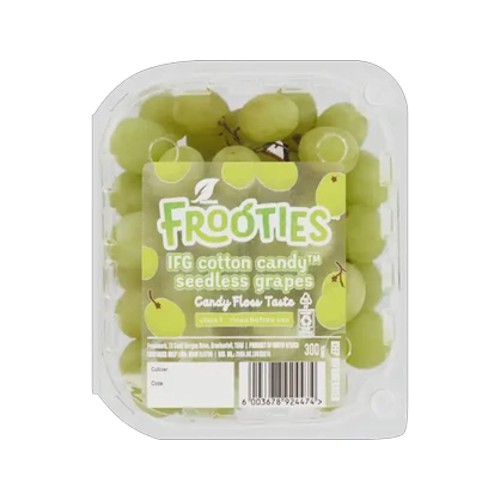 frooties cotton candy seedless grapes 300g