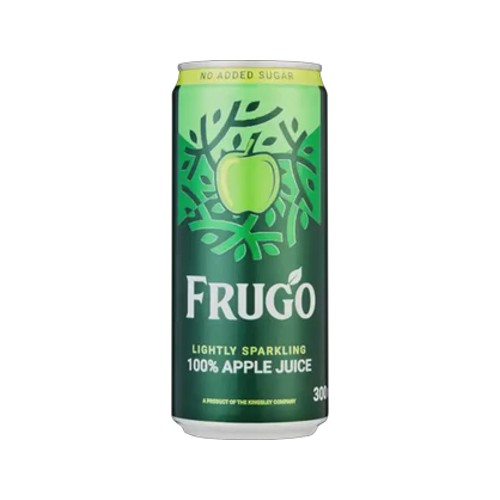 frugo 100 lightly sparkling apple juice 300ml