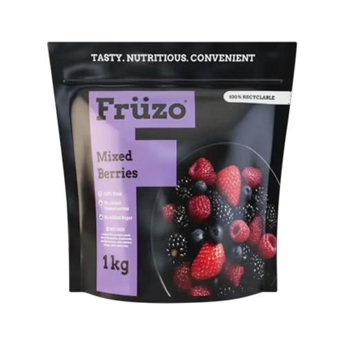 fruzo frozen mixed berries 1kg