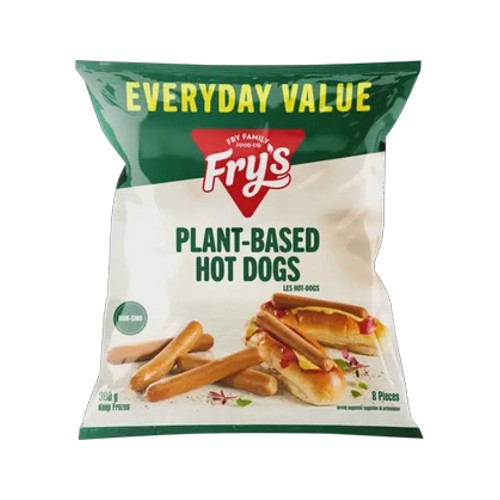 Frys Frozen Plant-Based Hot Dogs 8-pack