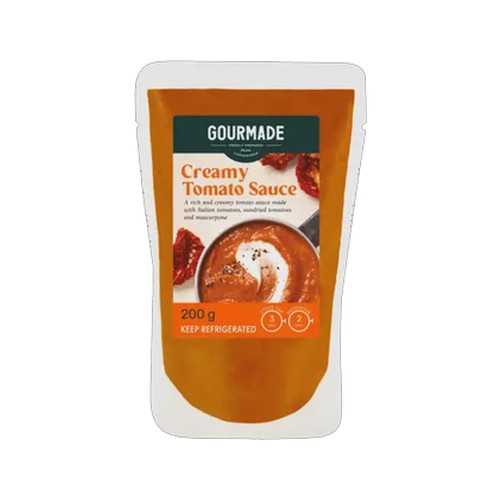 gourmade creamy tomato sauce 200g
