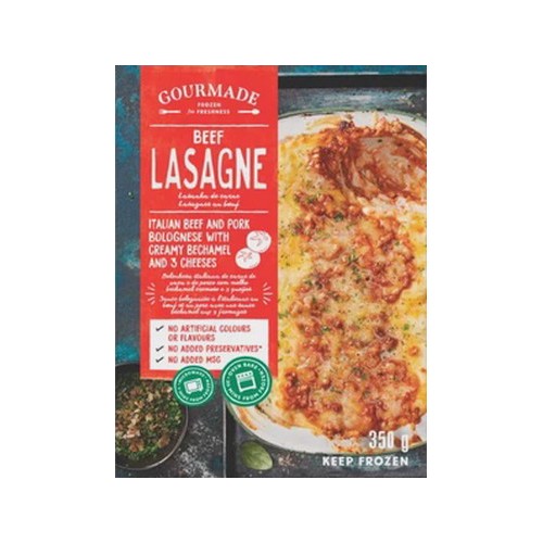 Gourmade Frozen Beef Lasagne 350g