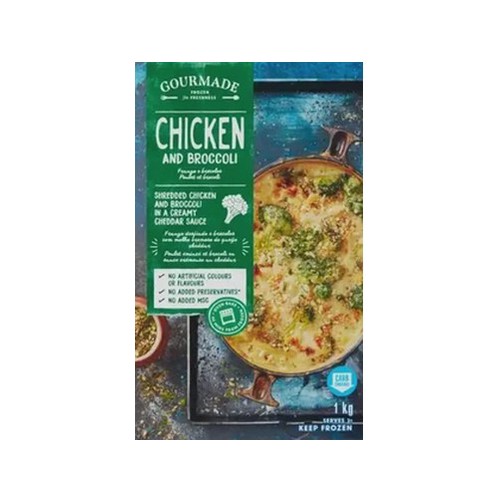 Gourmade Frozen Chicken & Broccoli Ready Meal 1kg