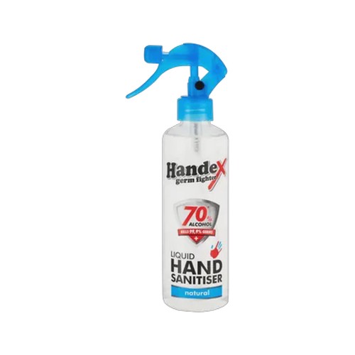 handex natural 70 alcohol liquid trigger hand sanitiser 350ml