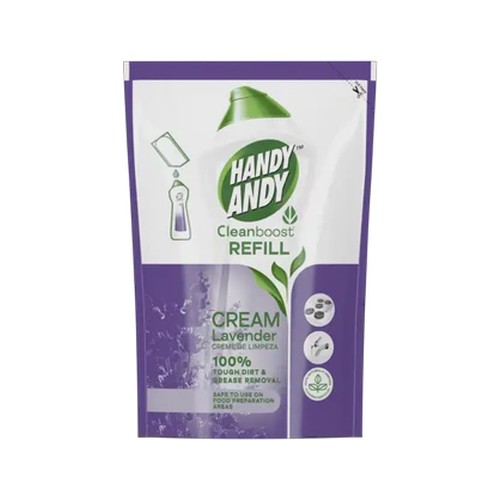 handy andy lavender multipurpose cleaning cream refill 750ml