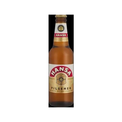 Hansa Pilsener Beer Bottle 330ml