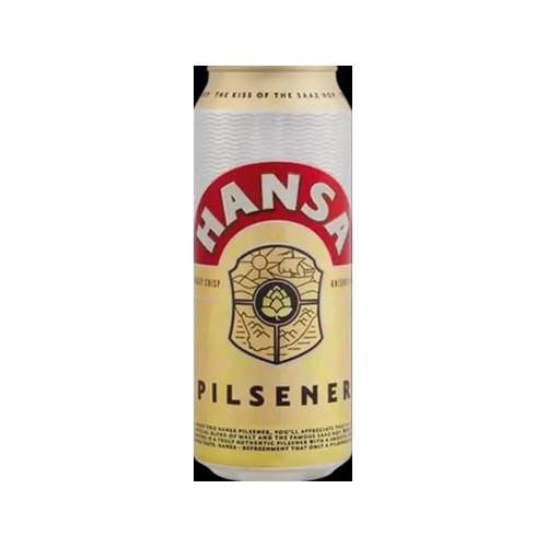 Hansa Pilsener Beer Can 500ml