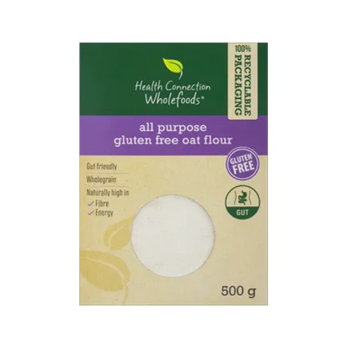 health connection wholefoods all purpose gluten free oat flour 500g