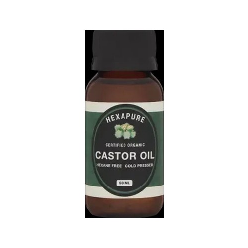 Hexapure Hexane-Free Castor Oil 50ml