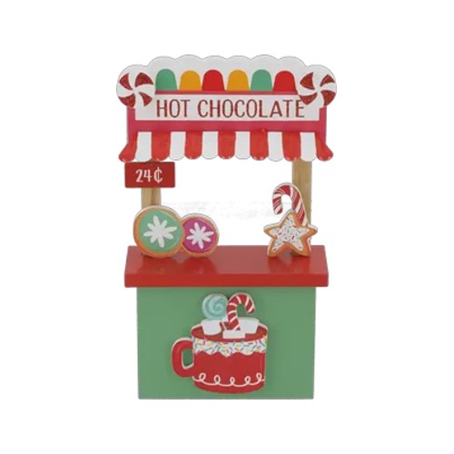 Hot Chocolate Shop Christmas Decoration Accessory