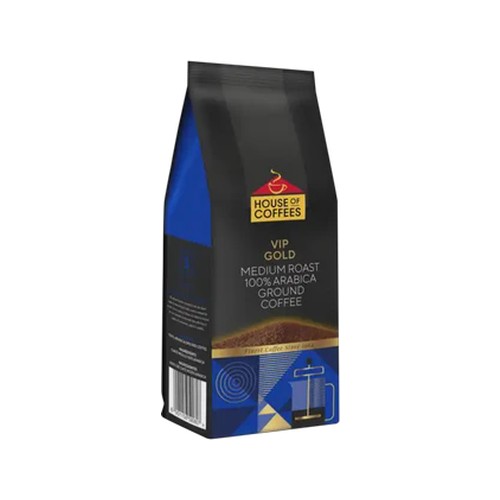 house of coffees vip gold ground arabica coffee 250g