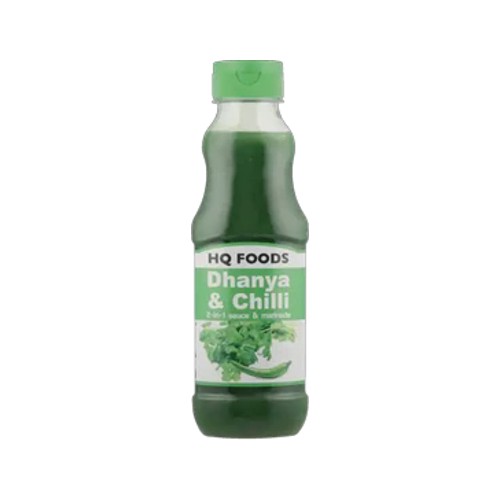 hq foods dhanya & chilli sauce 500ml