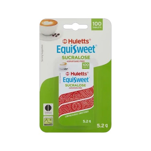 huletts equisweet sucralose sweetener dispenser 100 pack