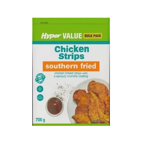 Hyper Value Frozen Southern Fried Chicken Strips 700g