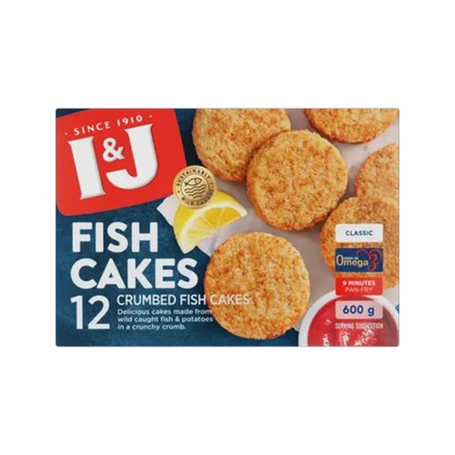i&j frozen fish cakes 600g