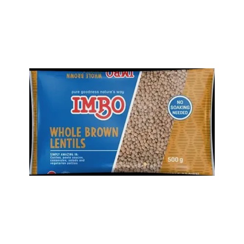 Imbo Brown Lentils 500g