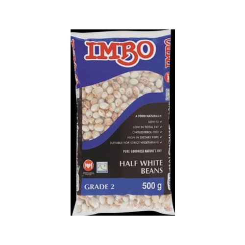 Imbo Half White Beans Pack 500g