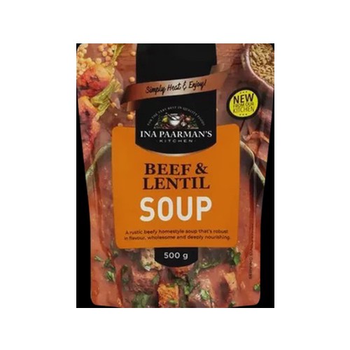 Ina Paarman's Kitchen Beef & Lentil Soup 500g