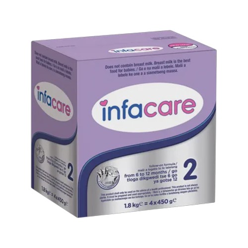 infacare stage 2 follow-on formula 4 x 450g