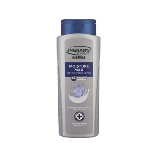 ingrams men moisture max triple glycerine lotion 400ml