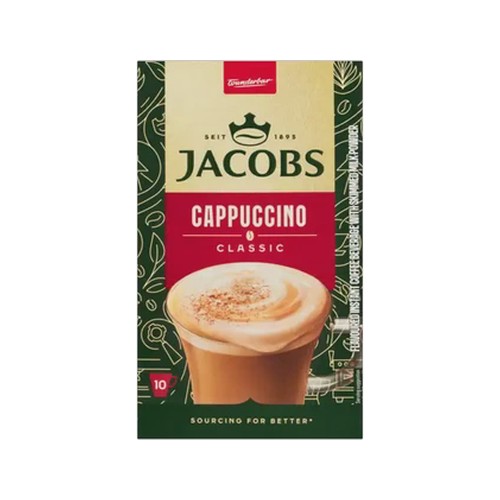 jacobs classic cappuccino stick 10 x 148g